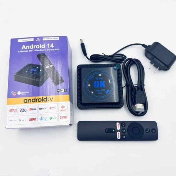 Factory Q7 ATV Allwinner H313 2GB 8GB with BTs Voice Remote Quad Core 2.4G+5G Dual Wifi 4k Smart Tv Android 10 Box Set-Top Box