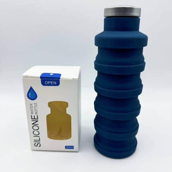 500ml Waterproof GYM Tomatodos Botella De Agua Drinkware Foldable Silicon Sports Water Bottles with Custom Logo