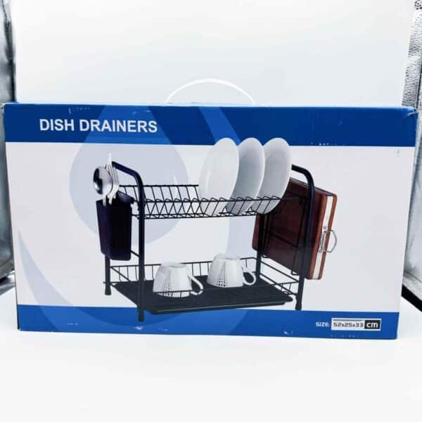 2-Tier Dish Drying Rack Over Sink | Kitchen Storage Wholesale Supplier