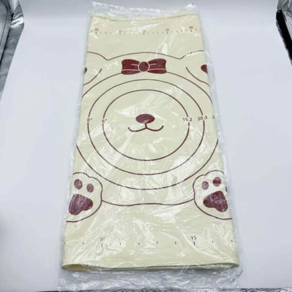Personalized Cute Cartoon Heat Resistant Silicone Kneading Dough Sheet Non-stick Bake Pad Silicone Baking Pastry Mat
