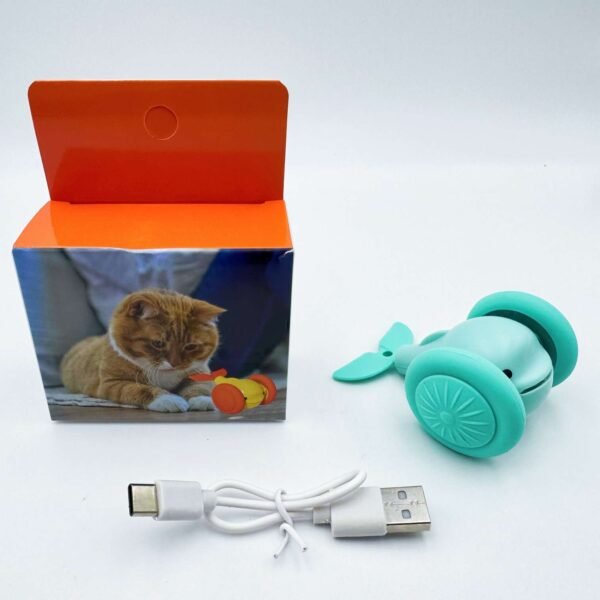 Good Quality Cheap Price Pet Cat Automatic Interactive Toys Whale with Light Quiet Cat Running Chasing Toy