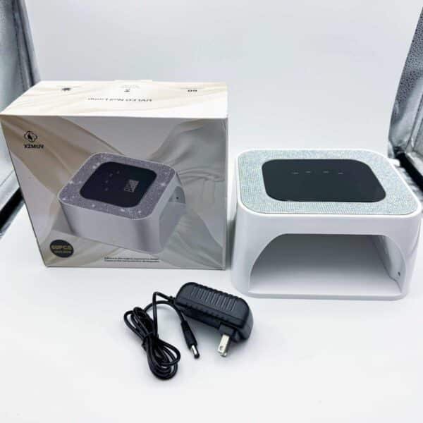 High-Power LED UV Lamp for Quick-Drying Nail Polish Two-Handed Baking Nail Dryer with Glue EU Plug Electric Supply for Manicure