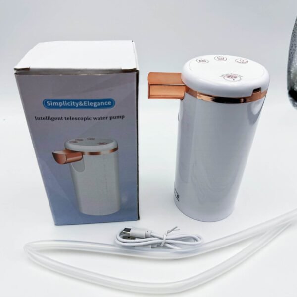Mini USB Rechargeable Water Dispenser Water Electric Automatic Drinking Water Pump Black Charger White Bottle Food