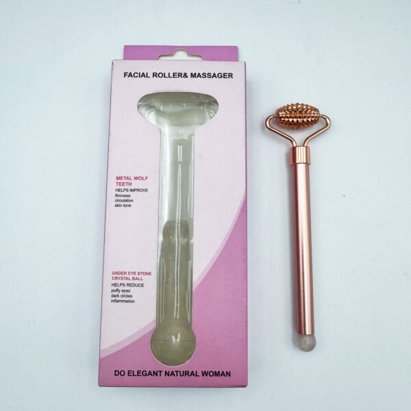 New Design Serrated Skin Care Cryo Eye Sticks Massage Two-In-One Instrument Beauty Ice Globes Jade Roller for Face