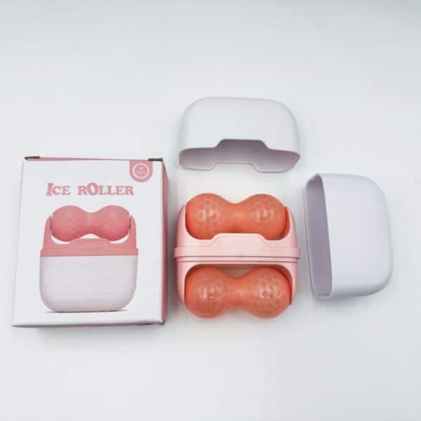 2 in 1 Ice Roller for Face & Eyes Mini Beauty Ice Face Roller Facial Roller Face Puffiness Relief Massage Remove Fine Lines