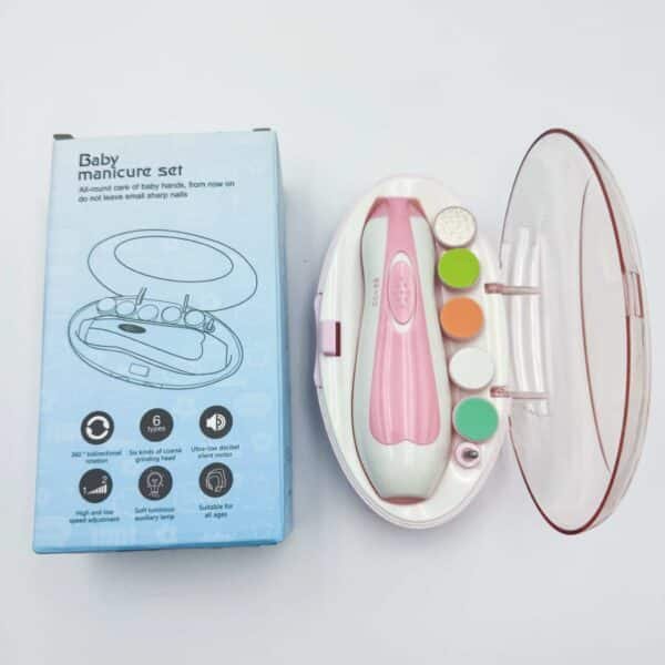 Wholesale Baby Nail Trimmer Electric Nail File Portable Nail Clippers Cutter Scissors Care Set Newborn
