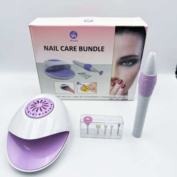 High Quality Custom Nail Dryer Lamp Set with Round Brushless Motor Remover Nail Grinder-Made From Durable Plastic