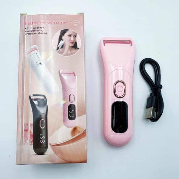 Portable Heating Eyelash Curler LED Display Rechargeable Heated Eyelash Curler