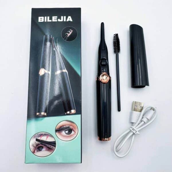 Portable Electric Heated Eyelash Curler Usb Rechargeable Natural Curling 24 Hours Long Lasting Fast Heat up Makeup Eye Lash Clip