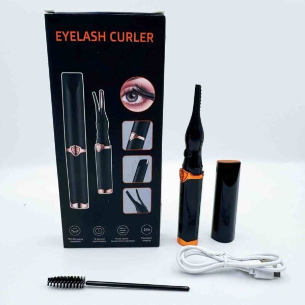 2025 New Portable Eyelash Curler Heated Eyelash Curler Quick Curling Long-Lasting Makeup Tools for Women Girls
