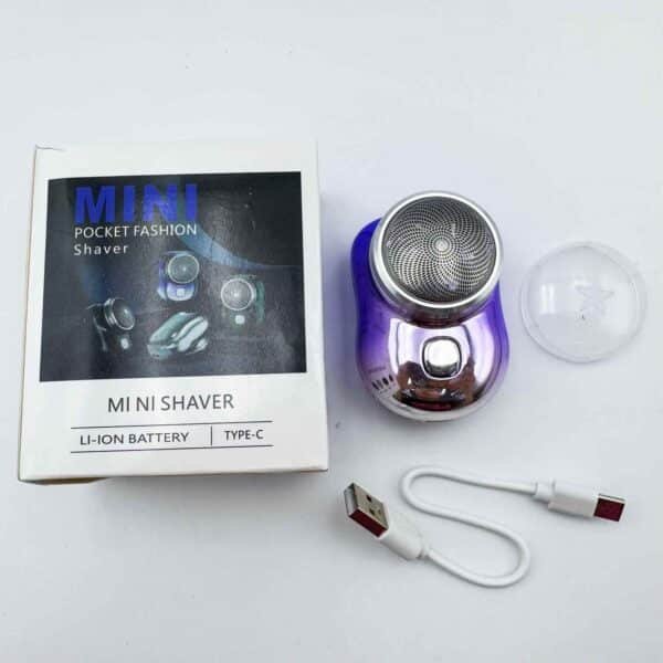 New Mini Portable Pocket Shaver Waterproof Wet and Dry Electric Razor Rechargeable Shaving Machine Travel Portable Shaver