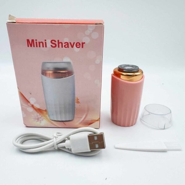 Portable Mini Electric Shaver for Men Women Full Body Rechargeable Hair Removal Device with USB Power Source for Bikini Use