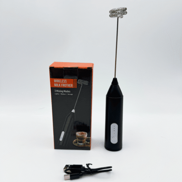 USB Rechargeable Electric Milk Frother Foam Maker Mixer Coffee Cream Drink Frothing Wireless Handheld Egg Beater