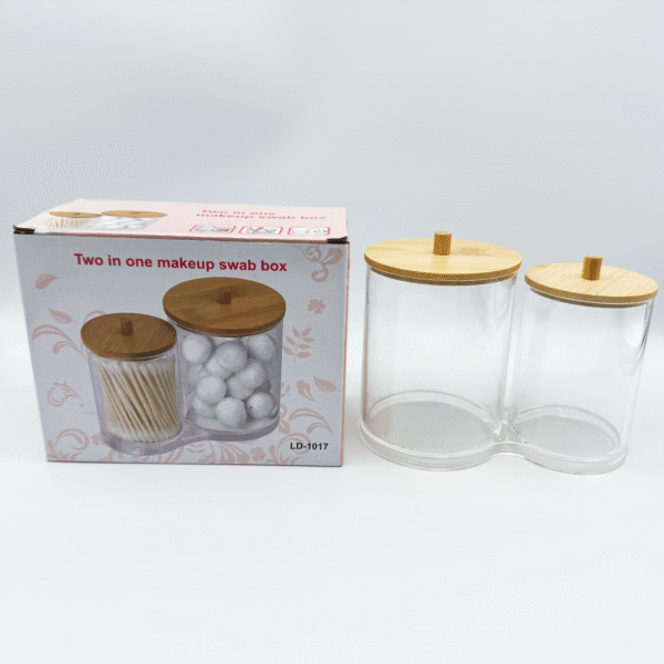 Top Quality Cotton Swabs Rod Cosmetics Jewelry Makeup Cotton Pad Organizer Storage Box