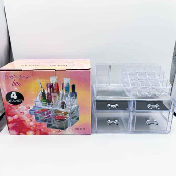 Transparent Acrylic Make up Organizer Storage Boxes Make up Home Drawers Type Makeup Organizer