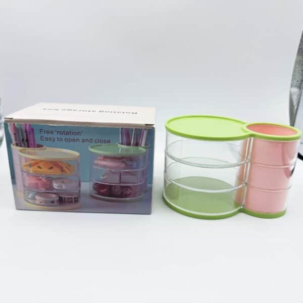 Transparent PS Material Cosmetic Storage Display Box With Cover Desktop Jewelry Box Ear Stud Rack Shooting Props Wholesale